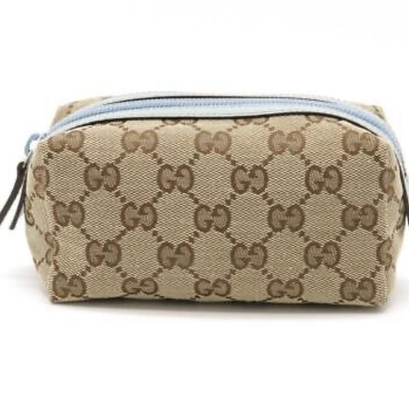 EUC Gucci Monogram clasp pouch/wallet with box - Picture 10 of 10